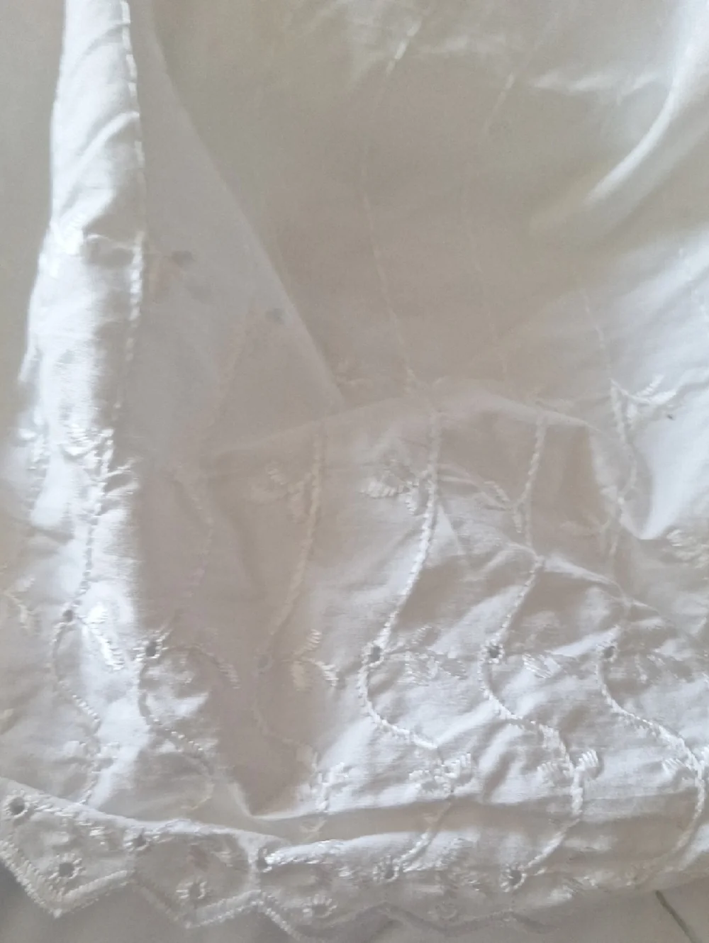 King White Cotton Ruffled Bed Skirt - Classic Home Bedding